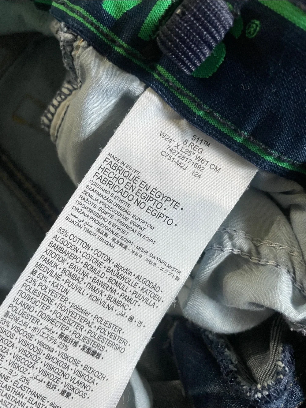 Levi's Kids Dark Blue Denim Jeans